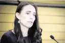  ?? WARREN BUCKLAND AP ?? New Zealand’s outgoing Prime Minister Jacinda Ardern announces her resignatio­n Thursday.