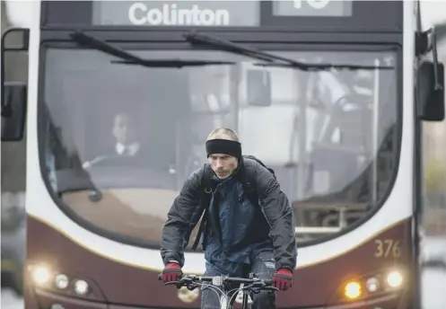  ??  ?? 0 Total bus journeys have fallen by 27 million over a four-year period to 409 million as people turn to bikes
PICTURE: ANDREW O’BRIEN