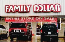  ?? PAT HARRIS ENTERPRISE-LEADER ?? Family Dollar Store in Lincoln is one of 370 Family Dollar stores closing nationwide due to a loss in revenue. The store’s closing date is Aug. 30, according to a company public relation spokeswoma­n.