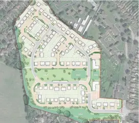  ??  ?? &gt; The proposed layout of the latest plans off Holly Lane in Erdington