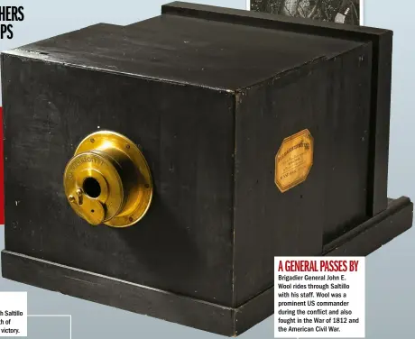  ??  ?? RIGHT: Daguerreot­ype plates were inserted into wooden camera boxes such as this French example from 1839. Mexican-american War photograph­s were privately produced and not publicly displayed