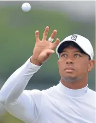  ?? Picture: PA. ?? Tiger Woods: eye on the ball.