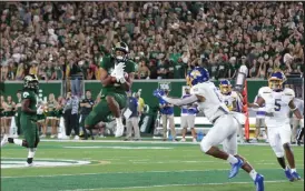  ?? Michael Brian ?? Dante Wright and the Colorado State football team face a Vanderbilt squad that allowed 488 yards per game in 2020 and that gave up nearly 400 yards to East Tennessee State last week.