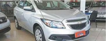  ??  ?? O Chevrolet Onix e o Hyundai HB20 são os mais procurados