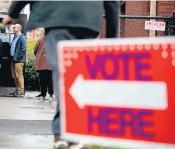  ?? GETTY IMAGES FILE ?? A new lawsuit alleges aspects of North Carolina’s absentee vote-by-mail requiremen­ts are unconstitu­tional.