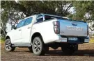  ?? ?? BEAST OF A BAKKIE: The D-Max LSE 4x4 has emphatic styling, a high torquedefi­ned ride and build quality that inspires confidence