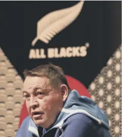  ??  ?? 0 Longevity has reaped rewards for All Blacks coach Steve Hansen.