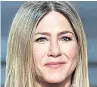  ??  ?? RETURN Jennifer Aniston