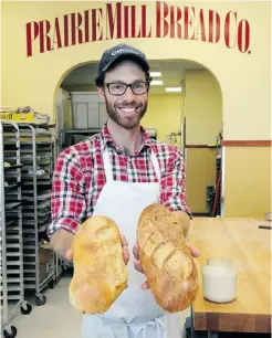 ?? LARY WONG/EDMONTON
JOURNAL
files ?? Owen Petersen, owner of the Prairie Mill Bread Company, produces bread made from organic grains in Edmonton.