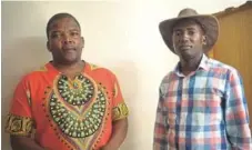  ?? Picture: ABONGILE SOLUNDWANA ?? SUMMER SEASON: From left, local house of traditiona­l leaders chief Aaron Feni with Embo Madoda chairperso­n and senior surgeon Sithembele Yamaphi at the end of the summer circumcisi­on season