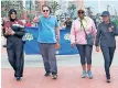  ?? ?? From Left: Asiya Khan, Deputy Minister of Justice John Jeffery, Department of Public Prosecutio­ns advocate Elaine Zungu and Omashini Naidoo.