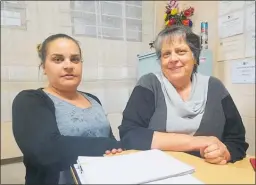  ??  ?? Annette and Margaret from the Waihi Budget Service says many of its clients would be struggling over Christmas.