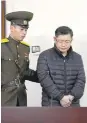  ?? KOREAN CENTRAL NEWS AGENCY VIA
AGENCE FRANCE-PRESSE ?? The North Korean Supreme Court has sentenced Canadian pastor Hyeon Soo Lim to life imprisonme­nt with hard labor.