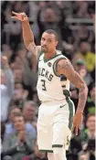  ?? JEFF HANISCH/USA TODAY SPORTS ?? Rotation player George Hill’s 12.4 points per game rank fourth on the Bucks.