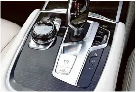  ??  ?? GEARBOX Every version of the 7 Series is fitted with a suitably smooth eightspeed automatic transmissi­on