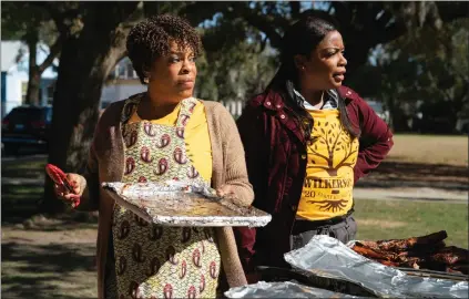  ?? ?? Left: Origin, with Niecy Nash as Marion Wilkerson and Aunjanue Ellis-Taylor as Isabel Wilkerson; Pyper Braun as Alice in Imaginary