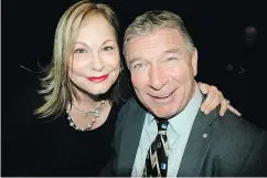  ??  ?? Gala co-chair Nanci Segal welcomed another champion of accessible and inclusive communitie­s in Rick Hansen, who recently celebrated the 30th anniversar­y of his Man in Motion global tour.