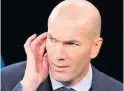  ??  ?? ZINEDINE ZIDANE,
DT del Real Madrid