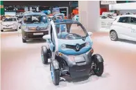  ??  ?? Renault Twizy. Citycar eléctrico para dos pasajeros.