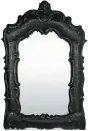  ??  ?? The Etienne mirror offers classic Beaux Arts features along with some contempora­ry drama.