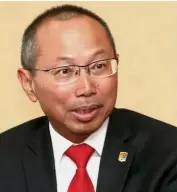  ??  ?? Wahid: So, what we need to do is to instil confidence in our economy and country so that the private sector will continue to invest.