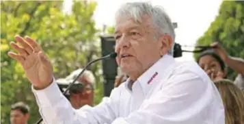  ?? | ISRAEL SALAZAR ?? López Obrador visitó este lunes los municipios de Santa Catarina, Juárez y Apodaca.