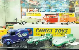  ?? ?? Driven The Hamilton family have collected a huge range of model cars dating back decades