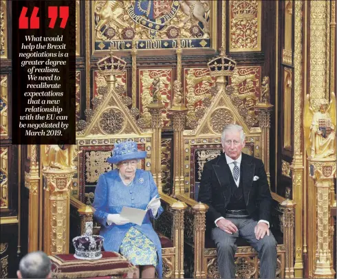  ??  ?? Issues raised in the Queen’s Speech offer an opportunit­y to seek a wider political consensus in Britain.