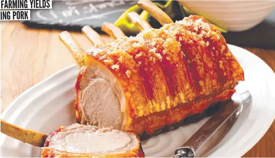  ?? ?? Merivale Farms’ quality fresh pork is used to create award-winning small goods for sale domestical­ly and for export.