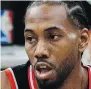  ??  ?? Kawhi Leonard