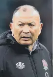  ?? ?? England coach Eddie Jones.