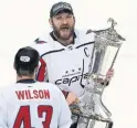  ?? JASON BEHNKEN/THE ASSOCIATED PRESS ?? Capitals captain Alex Ovechkin is going to the Stanley Cup final for the first time in his illustriou­s career.