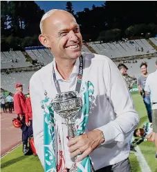  ??  ?? Marcel Keizer foi o último a rir, com a segunda Taça