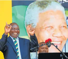  ?? /Reuters ?? The end is near: Speaking at the launch of the Nelson Mandela centennial celebratio­ns in Cape Town on Sunday‚ Deputy President Cyril Ramaphosa said the ANC’s national executive committee would meet on Monday to finalise President Jacob Zuma’s exit.