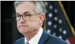  ?? JACQUELYN MARTIN — THE ASSOCIATED PRESS ?? Fed Chairman Jerome Powell says the economy remains in need of extraordin­ary help despite glimmers of recovery.