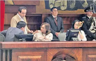  ?? RENÉ FRAGA / EXPRESO ?? Presidenta. La capacidad de Elizabeth Cabezas de establecer consensos en el Pleno está muy cuestionad­a.