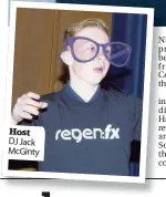  ??  ?? Host DJ Jack McGinty