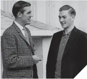  ??  ?? Bobby Campbell (right) with Motherwell manager, Bobby Howitt.