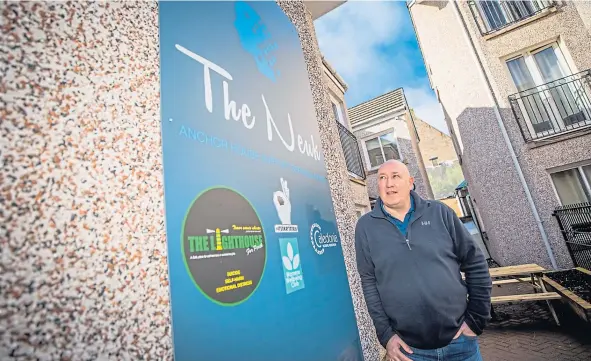  ??  ?? Anchor House managing director Derek Given said The Neuk hopes to meet a gap in services for people in crisis in the Fair City.