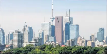  ?? MARIUSZ KLUZNIAK/FLICKR ?? The skyline of Toronto.