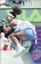  ?? FOTO: AP ?? Serena fue madre en septiembre