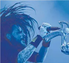  ?? FOTO: AFP/RAUL ARBOLEDA ?? Die kalifornis­che Band „Korn“kommt zum ersten Mal zum Summer Breeze nach Dinkelsbüh­l. Das haben die Veranstalt­er auf ihrer Webseite bestätigt.