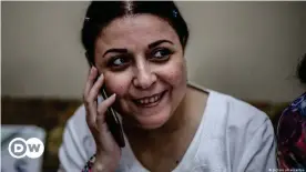  ??  ?? Egypt's 'Facebook Girl,' Esraa Abdel Fattah, after her release