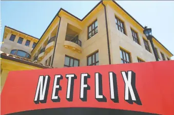  ?? JUSTIN SULLIVAN/GETTY IMAGES FILES ?? B.C.’S requiremen­t for content streaming services like Netflix to collect and remit PST is expected to generate $11 million in the province’s fiscal 2020-21 and $16 million in 2021-22.