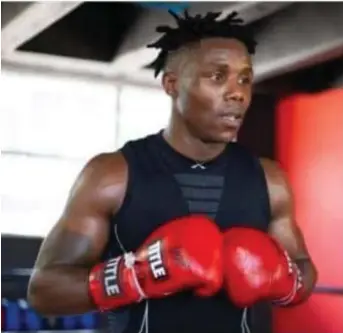  ?? Photo: supplied ?? Mziwoxolo “Black Tiger” Ndwayana aduring a training session.