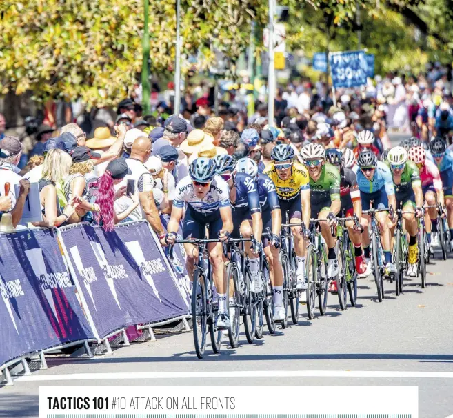  ??  ?? Sky dominated the Herald Sun Tour, winning the overall with Dylan Van Baarle plus two stages