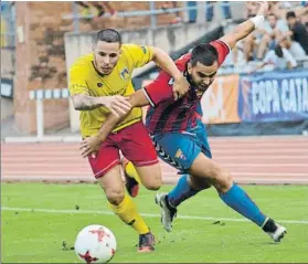  ?? FOTO: FÉLIX SANCHO ?? Derbi El Castelldef­els le hizo un ‘set’ en blanco a domicilio al Gavà