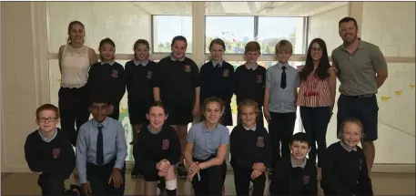  ??  ?? Pupils from St Mary’s Parish Primary School got give bowling a try recently thanks to a visit from the Greenhills club.