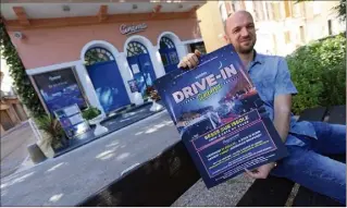  ?? (Photo Gilbert Rinaudo) ?? Cinéma en plein air en mode drive-in à Besse ce vendredi  juillet avec le film « A star is born » et le samedi er août avec « Bohémian Rhapsody ».