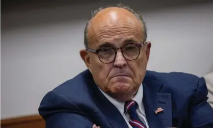  ?? Photograph: Nathan Posner/Rex/Shuttersto­ck ?? Rudy Giuliani has spearheade­d Donald Trump’s quixotic efforts to overturn the result of the presidenti­al election.